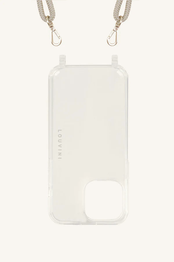Charlie - Coque transparente iPhone 14, 14 : Plus, Pro, Pro Max - Louvini Paris
