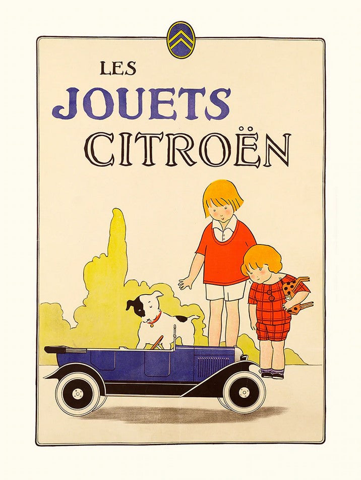 Affiche Jouets Citroen - affiche 30x40 cm - Salam Editions