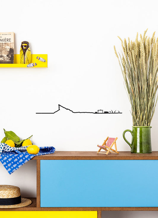 The Line La Ciotat - Silhouette de ville en acier 50 cm - The Line