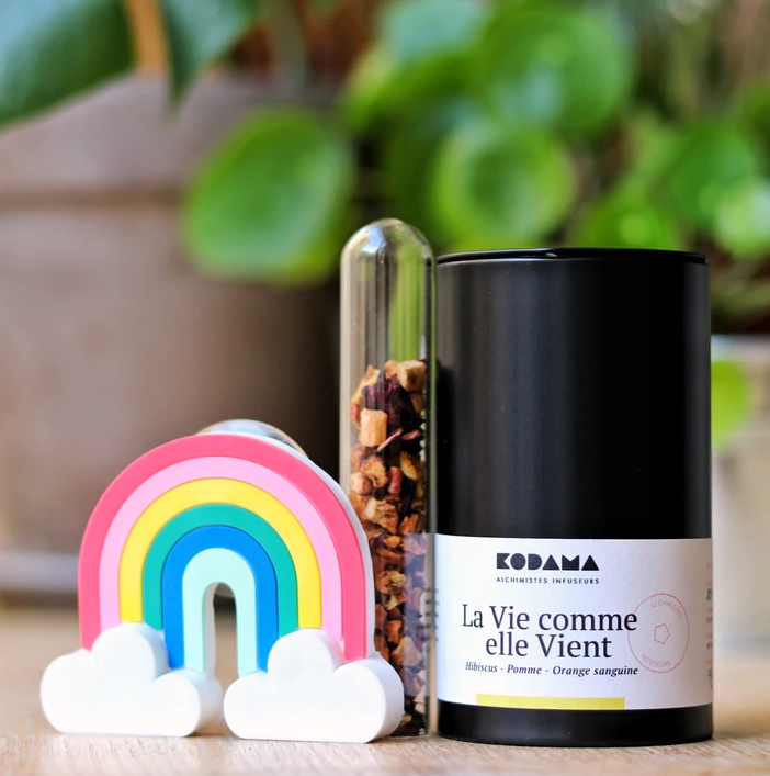 La Vie Comme Elle Vient - Thé Hibiscus Pomme Orange Sanguine - 110g - Kodama