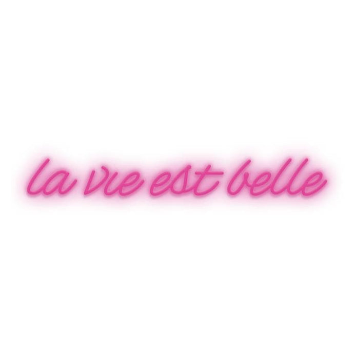 La Vie Est Belle - Néon LED 80cm - Candy Shock