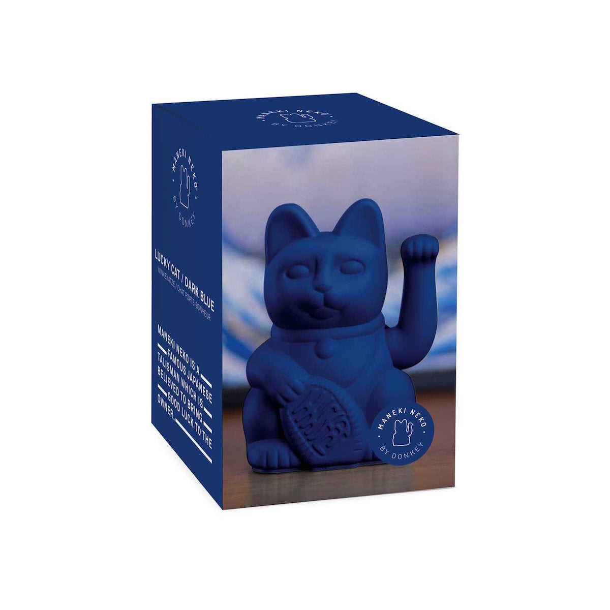 Manekineko, chat porte-bonheur dark blue - Donkey Products