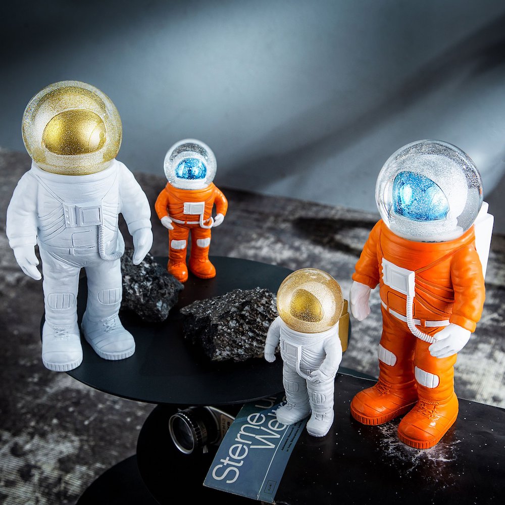 The Marstronaut - boule à neige astronaute orange - Donkey Products