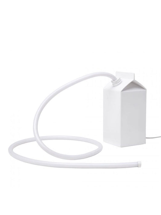 Milk Glow - Lampe LED en résine brique de lait - Seletti