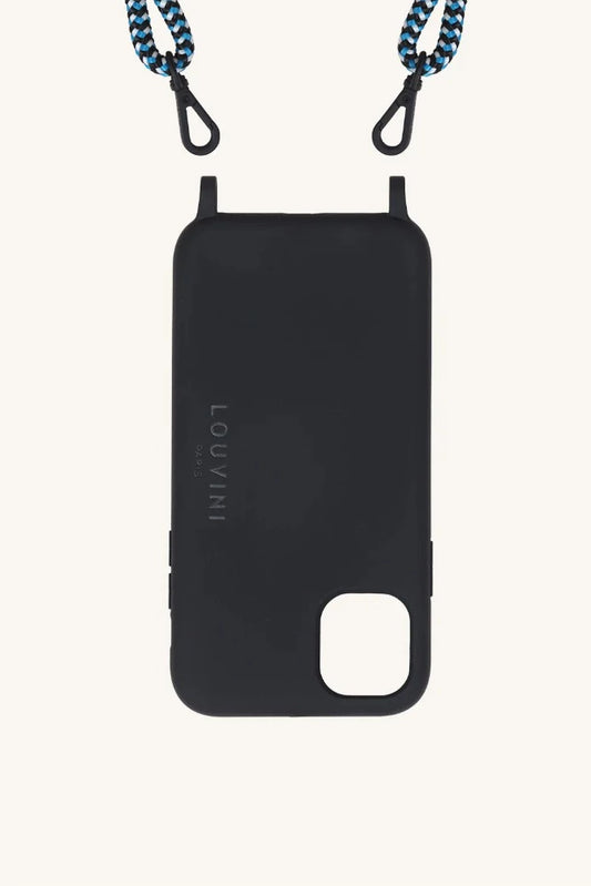 Milo - Coque en plastique noir pour iPhone 11, 11 : Pro, Pro Max - Louvini Paris