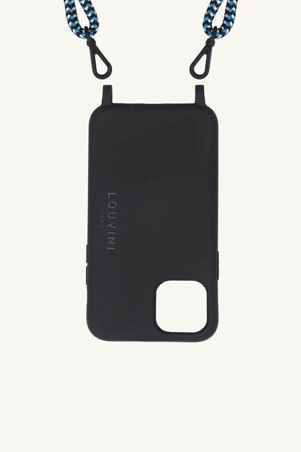 Milo - Coque en plastique noir pour iPhone 11, 11 : Pro, Pro Max - Louvini Paris