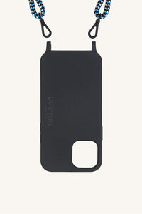Milo - Coque en plastique noir iPhone 12, 12 : Mini, Pro, Pro Max - Louvini Paris