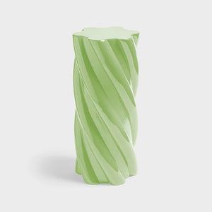 Marshmallow Pillar Mint - Table d'Appoint ondulée vert menthe - Klevering