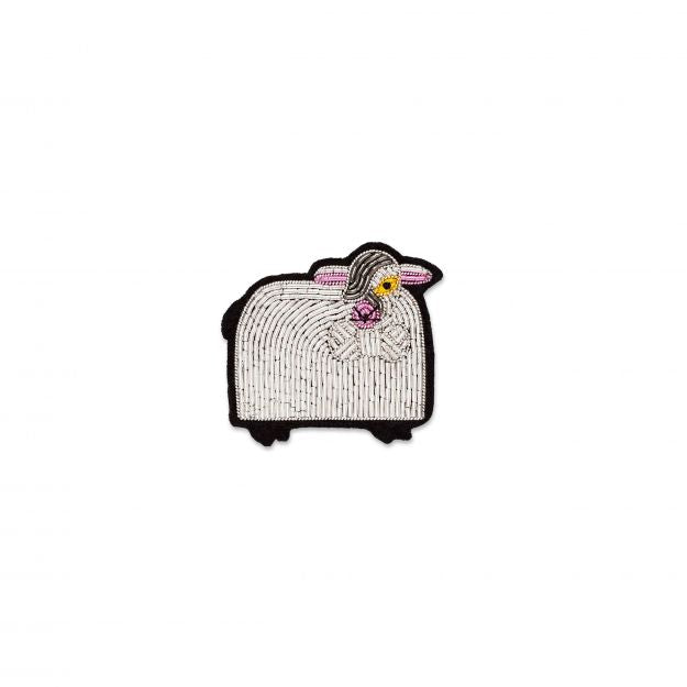 Mouton de Jersey - broche brodée Main - collection froid - Macon&Lesquoy