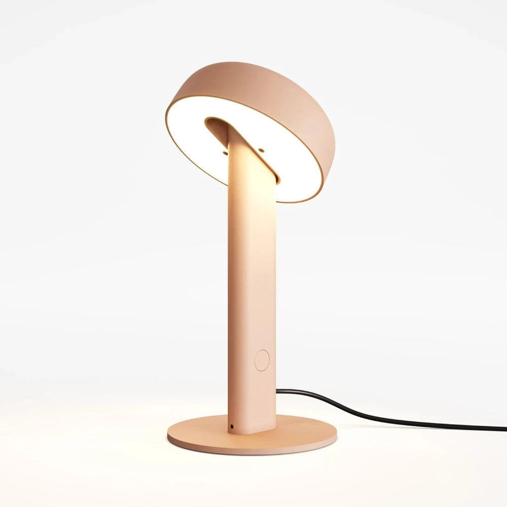 Rose Cendré - Lampe à Poser avec tête modulable - Tiptoe
