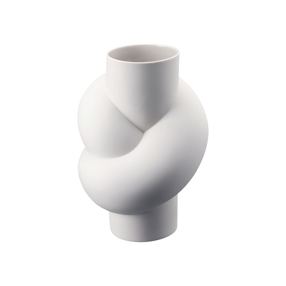 Node - Vase Blanc Mat en forme de noeud - Rosenthal