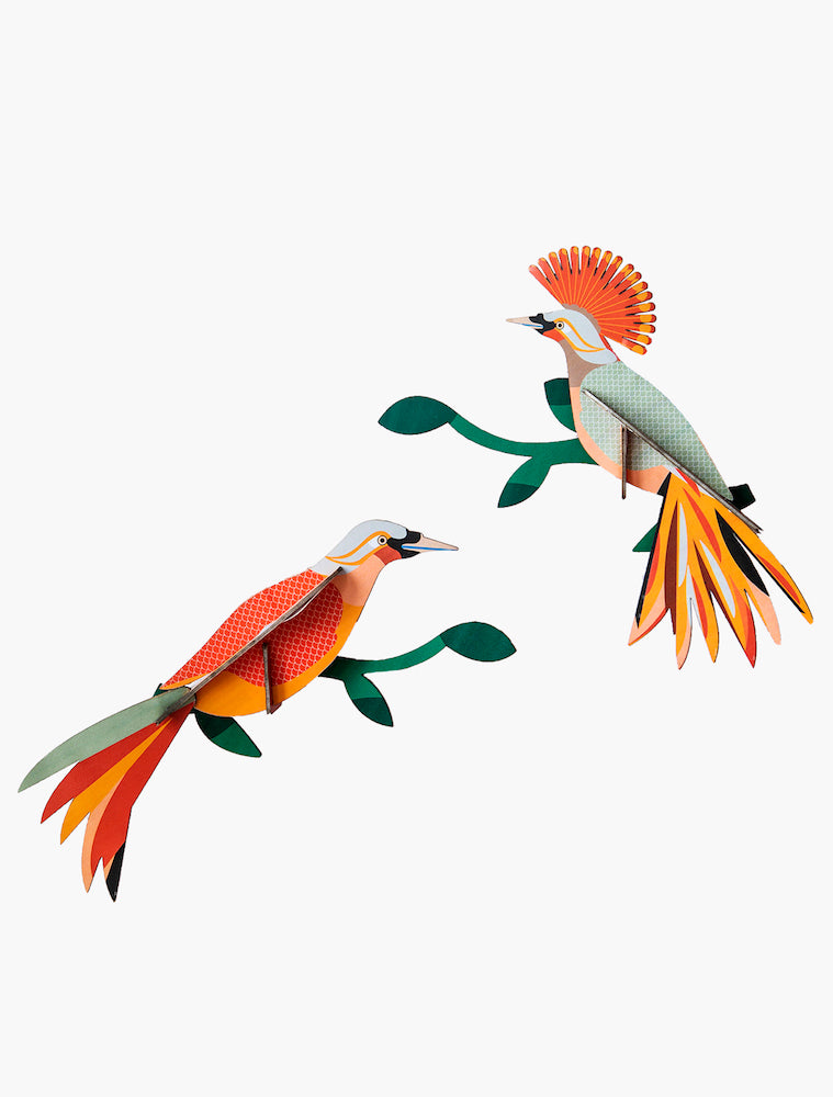 Obi - couple d'oiseaux - décoration murale à monter - Studio roof