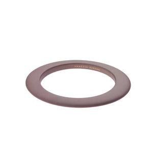 Oval Taupe Mat - Bracelet en acétate mat - Vanessa Baroni