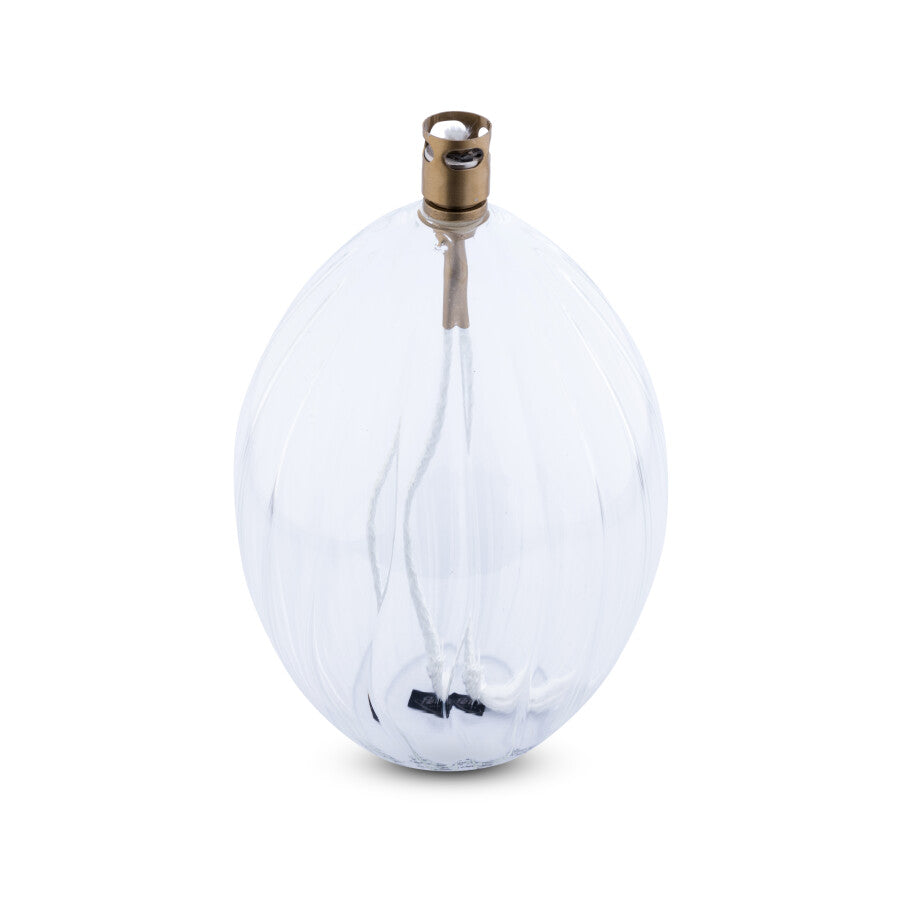 Lampe à huile Ovalis striées - grand modèle Peri Design