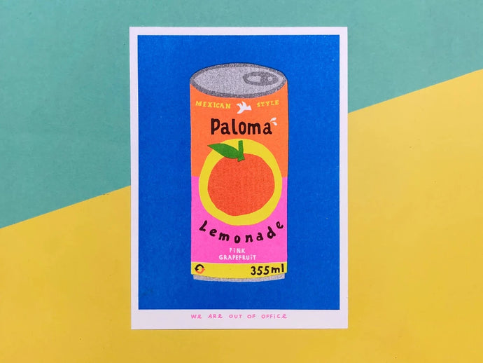 Paloma Limonade - Risographie 10 x 15 cm - Weareoutofoffice