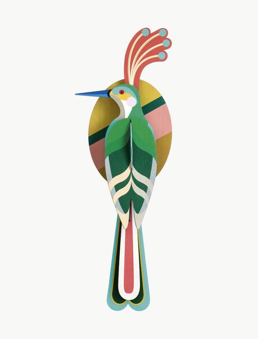 Nias - Oiseau de Paradis à Monter - en carton recyclé et encres végétales par Studio Roof