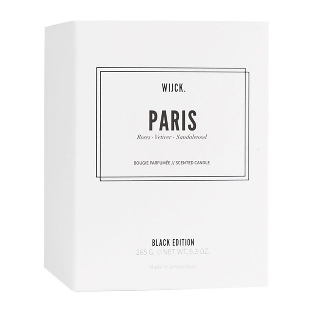 Bougie parfumée Paris - Cire de soja - 60h de brulage - Wijck