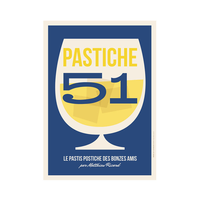 Pastiche 51 - Affiche A3 - Gaspard De Lalune