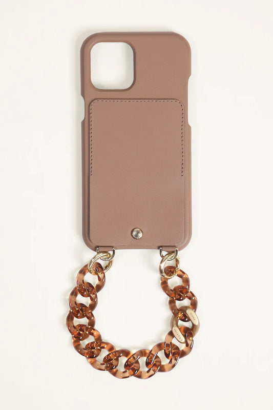 Zoé Ambre - Petite Chaîne grosses mailles - Louvini Paris