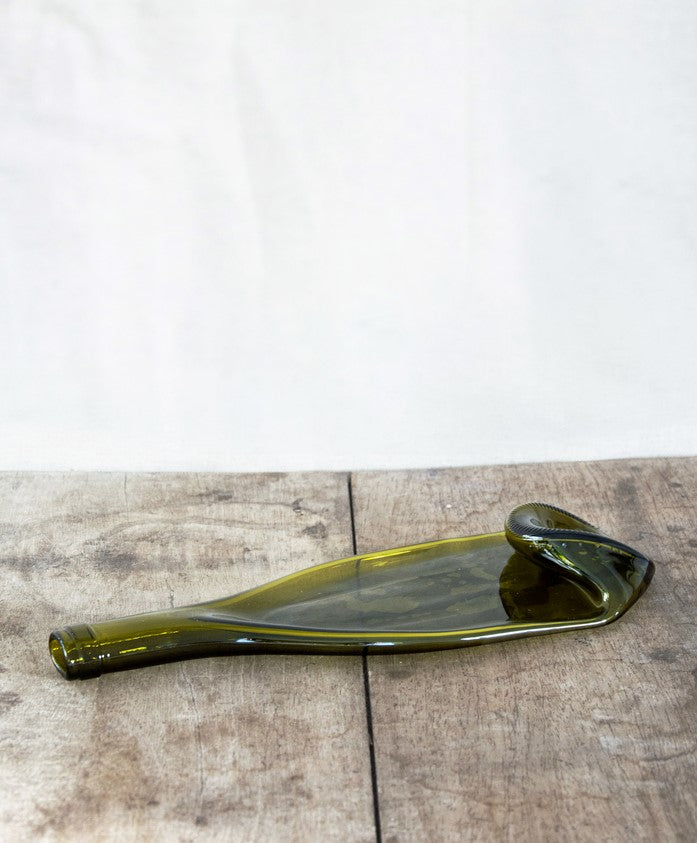 Rire - planche thermoformée à partir d'une bouteille de vin - Q de Bouteilles