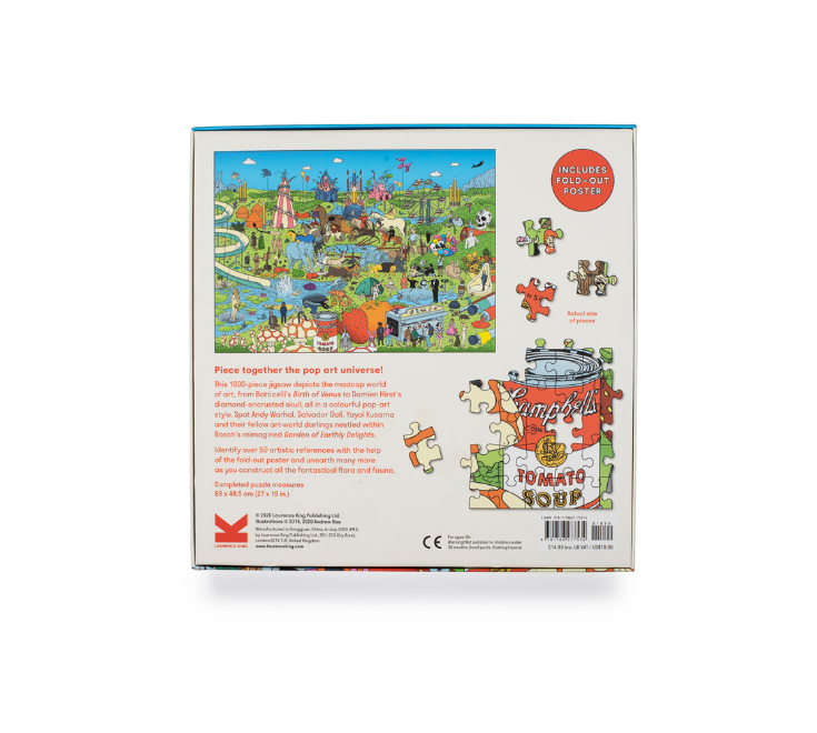 Puzzle Pop Art - Puzzle 1000 pièces - Laurence King Publishing