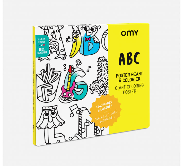 Poster Géant ABC - fabriqué en France par Omy
