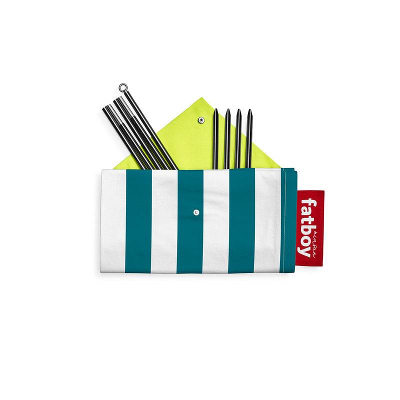 Miasun Azur - Tente de plage portable à motif rayures bleu et blanc - Fatboy