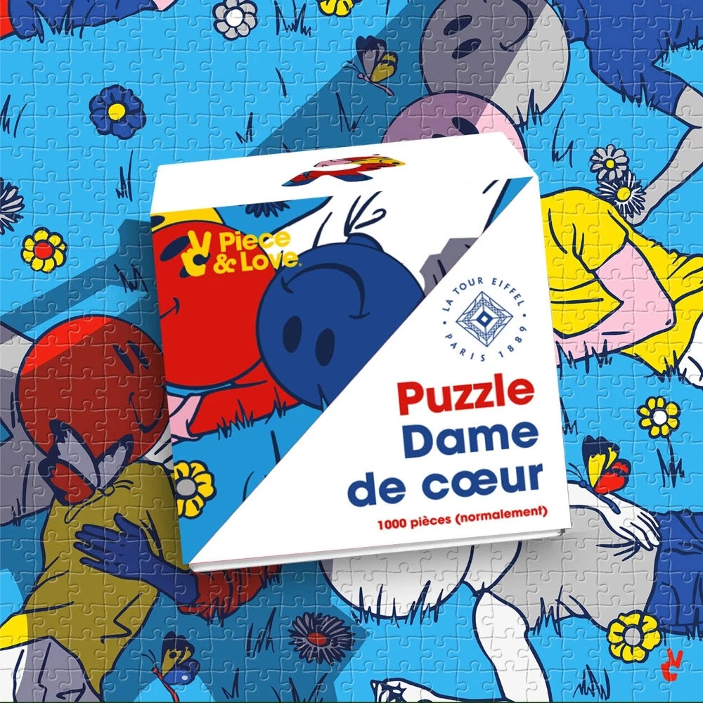 puzzle Dame de Coeur pour la Tour Eiffel par Piece and Love