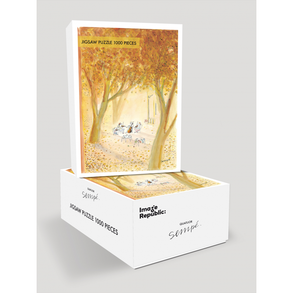 Quatuor - Puzzle 1000 pièces - Collection Sempé - Image Republic