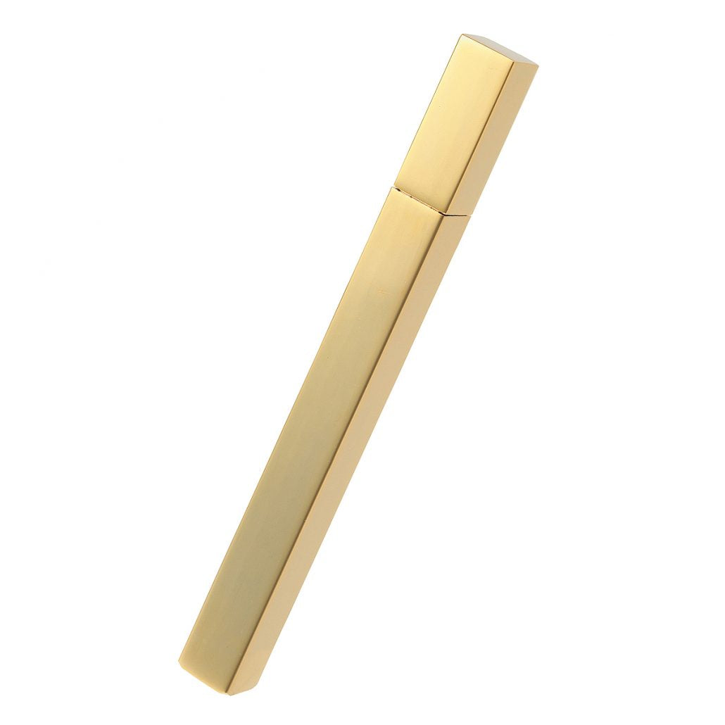Queue Metal Gold - Briquet fin à essence en métal doré - Tsubato Pearl