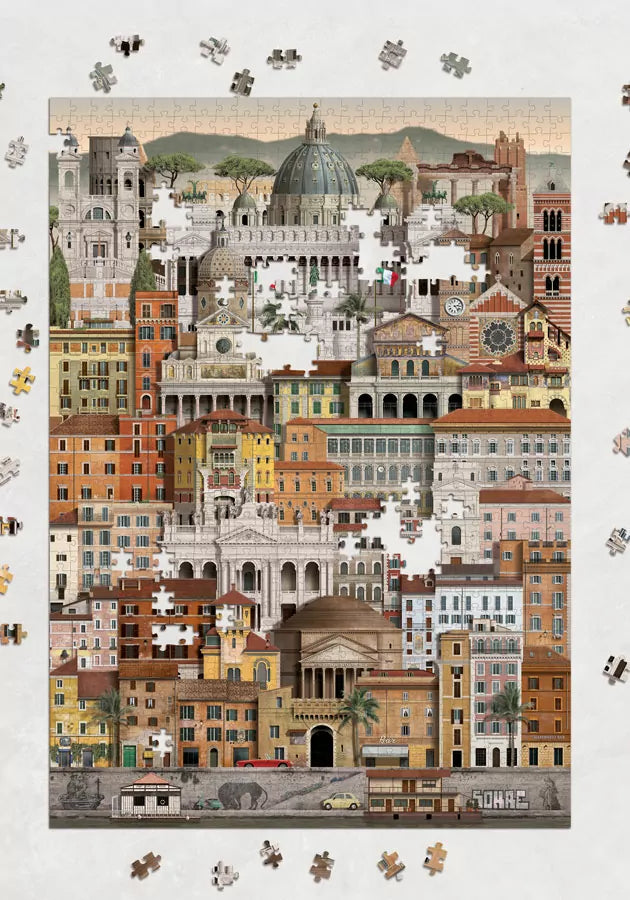 Rome - Puzzle 1000 pièces Martin Schwartz