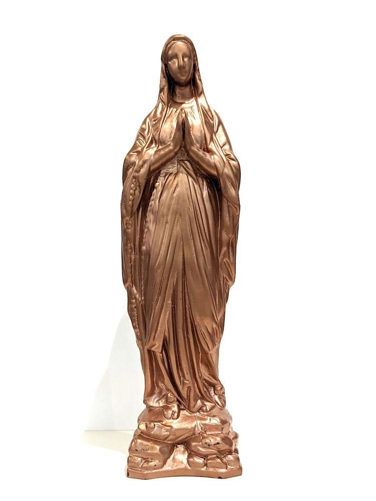 Vierge Notre-Dame en cire Rose Gold - La Ciergerie des Prémontrées