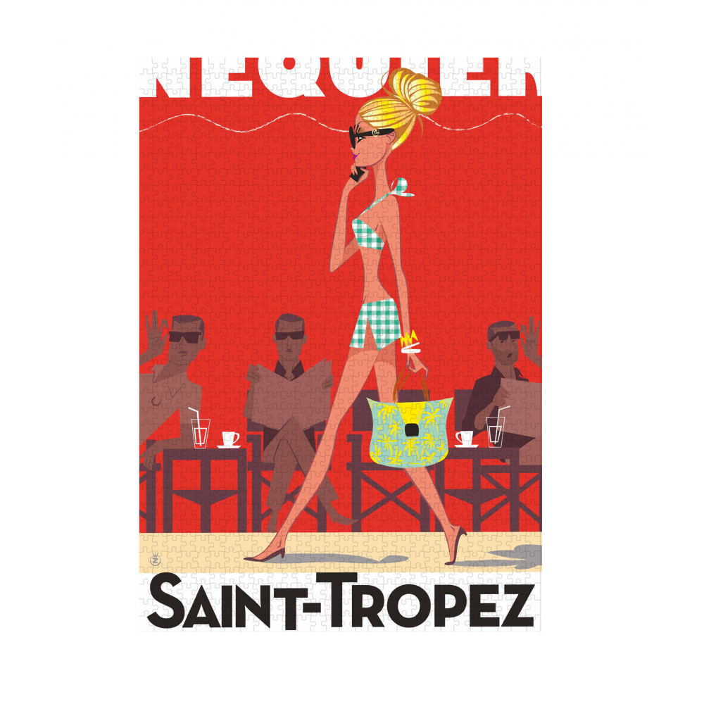 Saint-tropez - Puzzle 1000 pièces - collection Monsieur Z - Image Republic