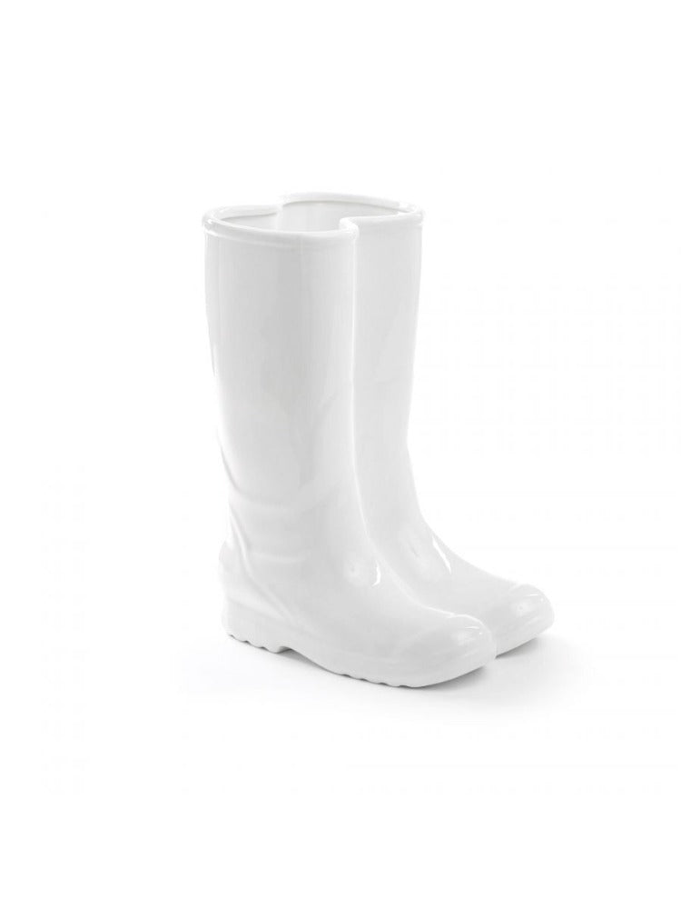 Rain Boots - Porte-Parapluie en porcelaine en forme de bottes - Seletti