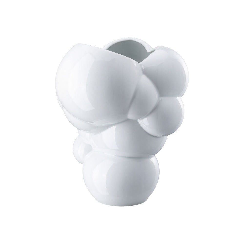 Skum - Vase Blanc bulles en porcelaine blanche - 26 cm - Rosenthal