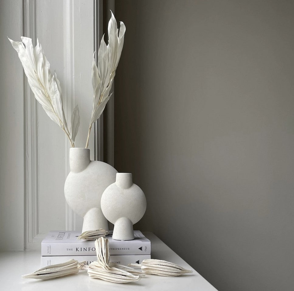 Sphere Bulb Mini White Bone - Vase en céramique blanc - 101 Copenhagen