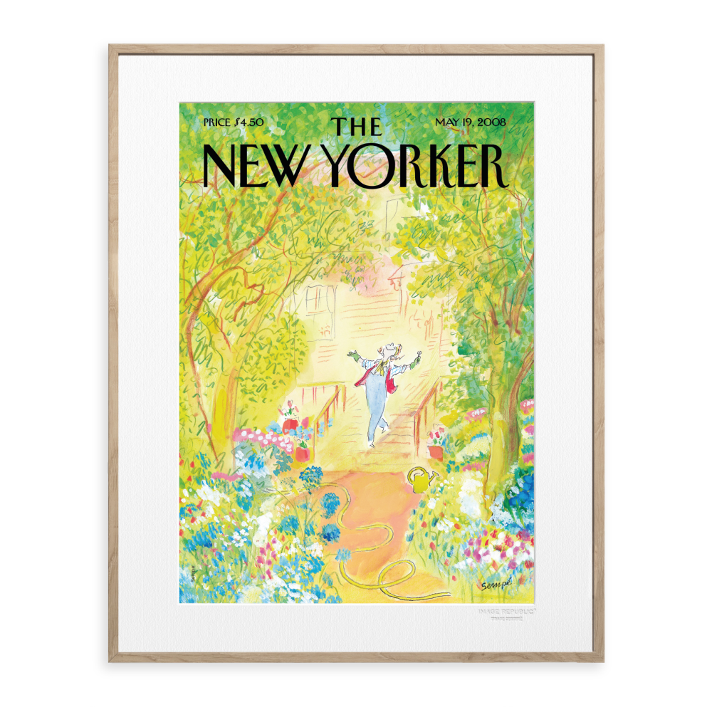 227 Sempé - Springtime - Collection The New Yorker - illustration 30x40 cm - Image Republic