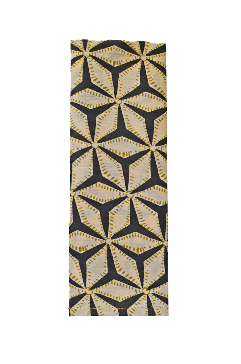 Carbone Stars, serviette en coton 40x40cm par Boncoeurs