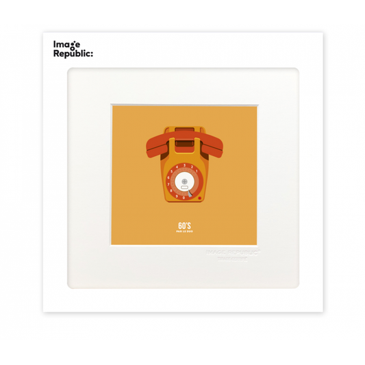 Téléphone Orange - tirage 22x22 cm - collection Le Duo - Image Republic