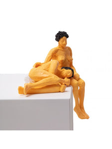 Theo & Elena - 2 statuettes en résine - Love is a verb - Seletti