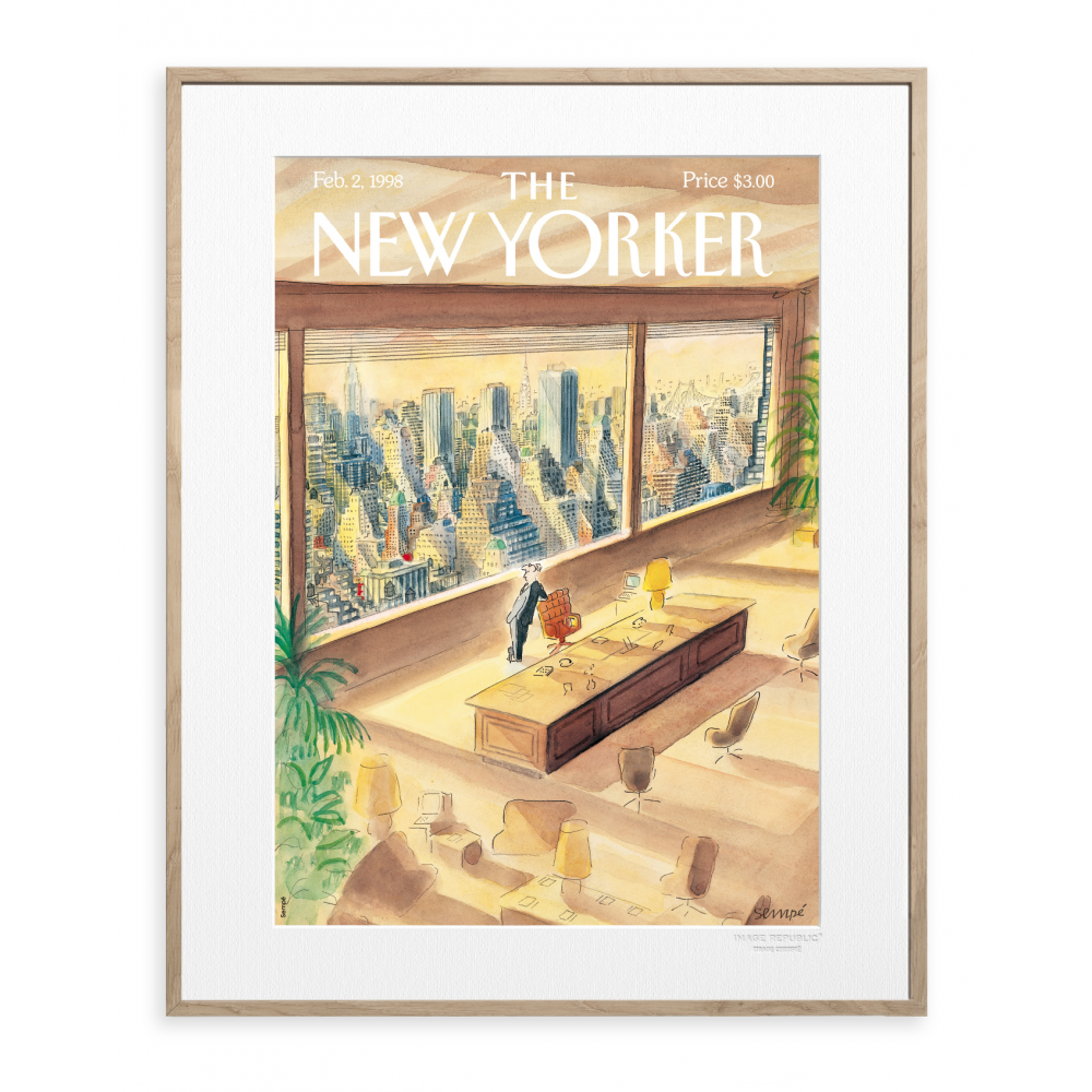 Affiche New Yorker Sempé - 189 Vue NY - IMage Républic
