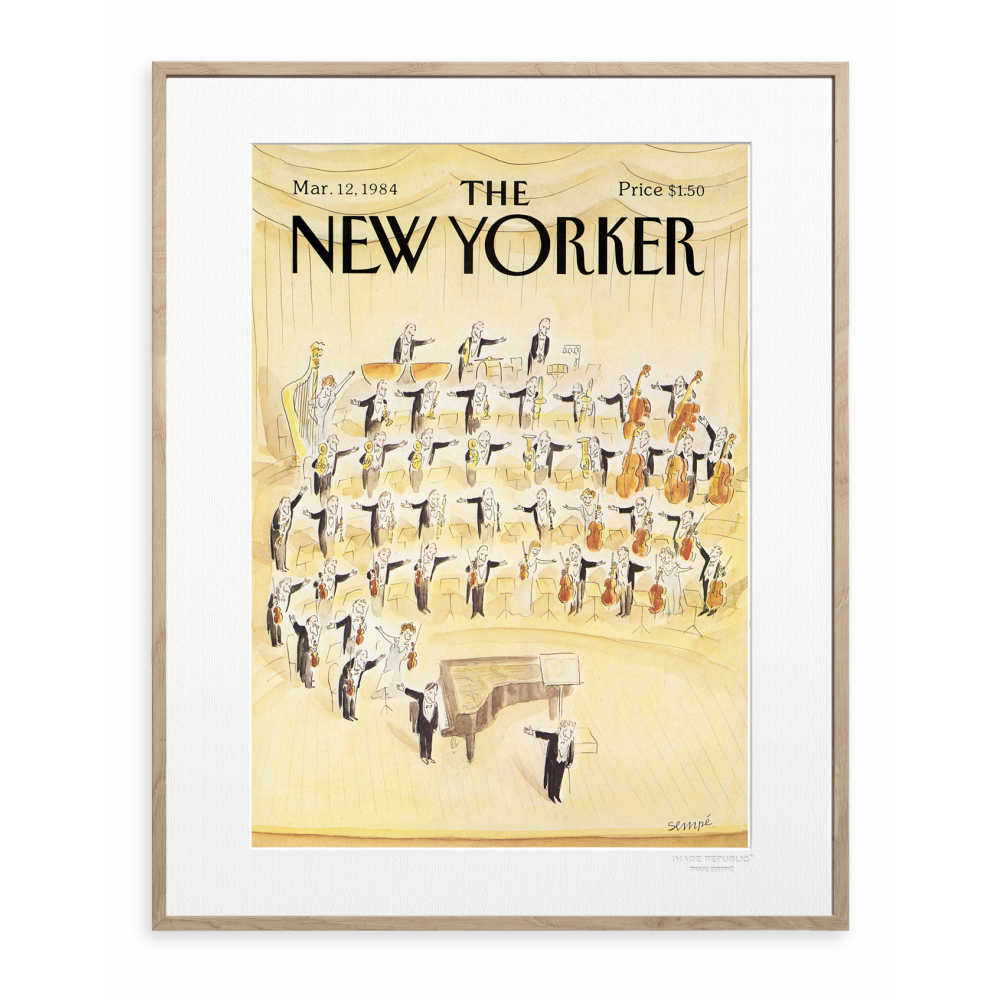 Affiche New Yorker Sempé - 36 Orchestre - Image Republic
