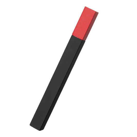 Briquet japonais Tsubota Pearl Queue Noir avec capuchon rouge