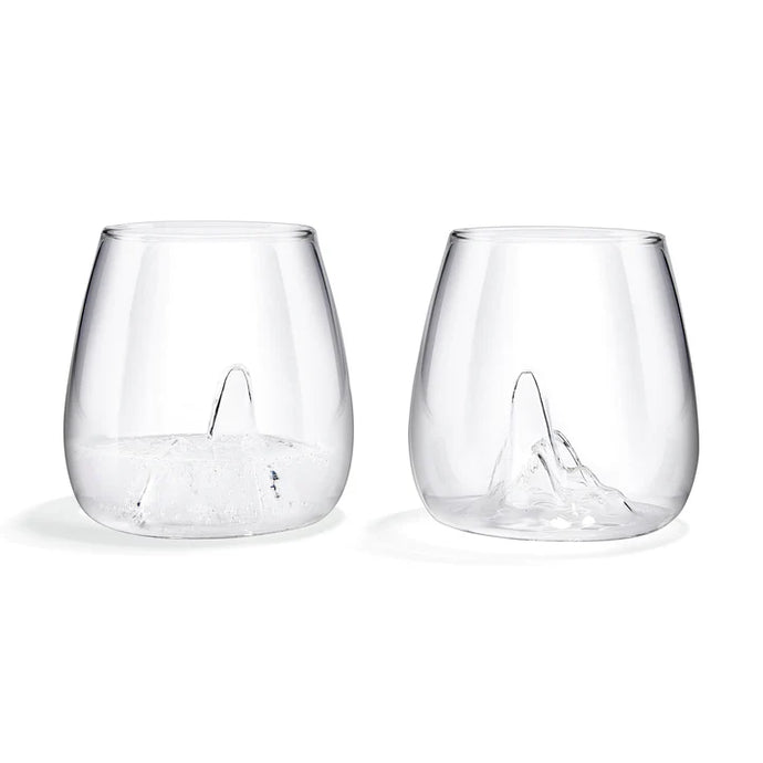 Glasscape - Set de 2 verres en verre transparent - MoMa