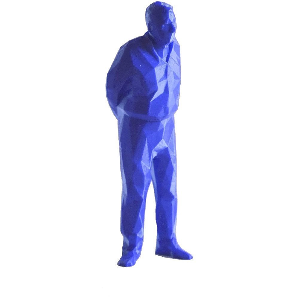 Umarell Bleu Pm - figurine viel homme en impression 3D - Superstuff