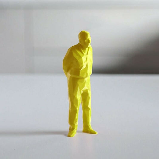 Umarell Jaune petit modèle - figurine impression 3D - superstuff