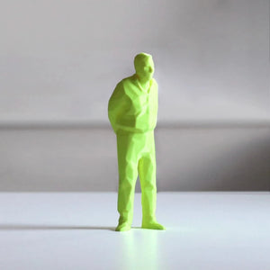Umarell Jaune Soleil Summer Edition - figurine Impression 3D - Superstuff