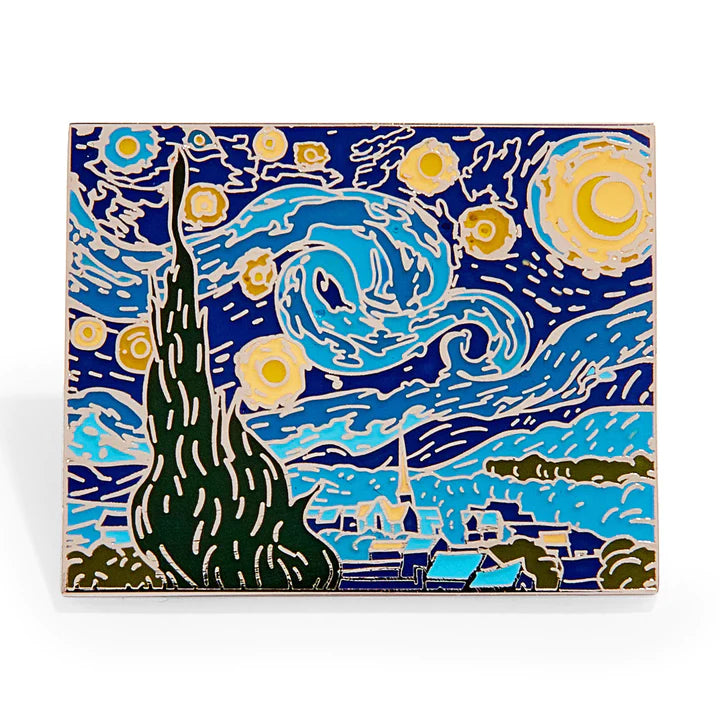 Van Gogh Pin's - pins en émail et laiton - la nuit étoilée - MoMa