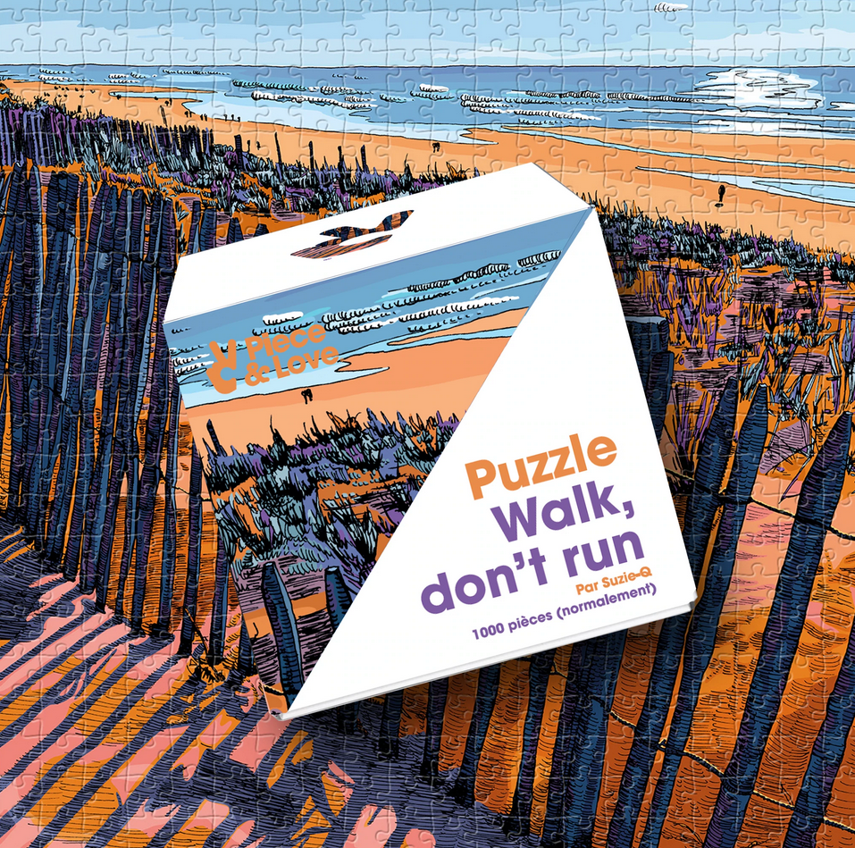Walk don't run - puzzle 1000 pièces - Suzie Q x Piece and Love