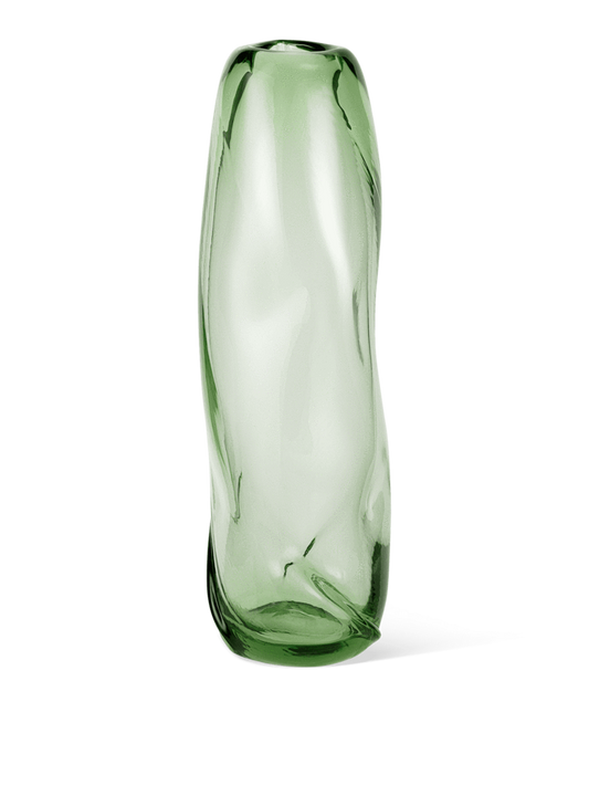 Water Swirl Vase - vase en verre vert - Ferm Living